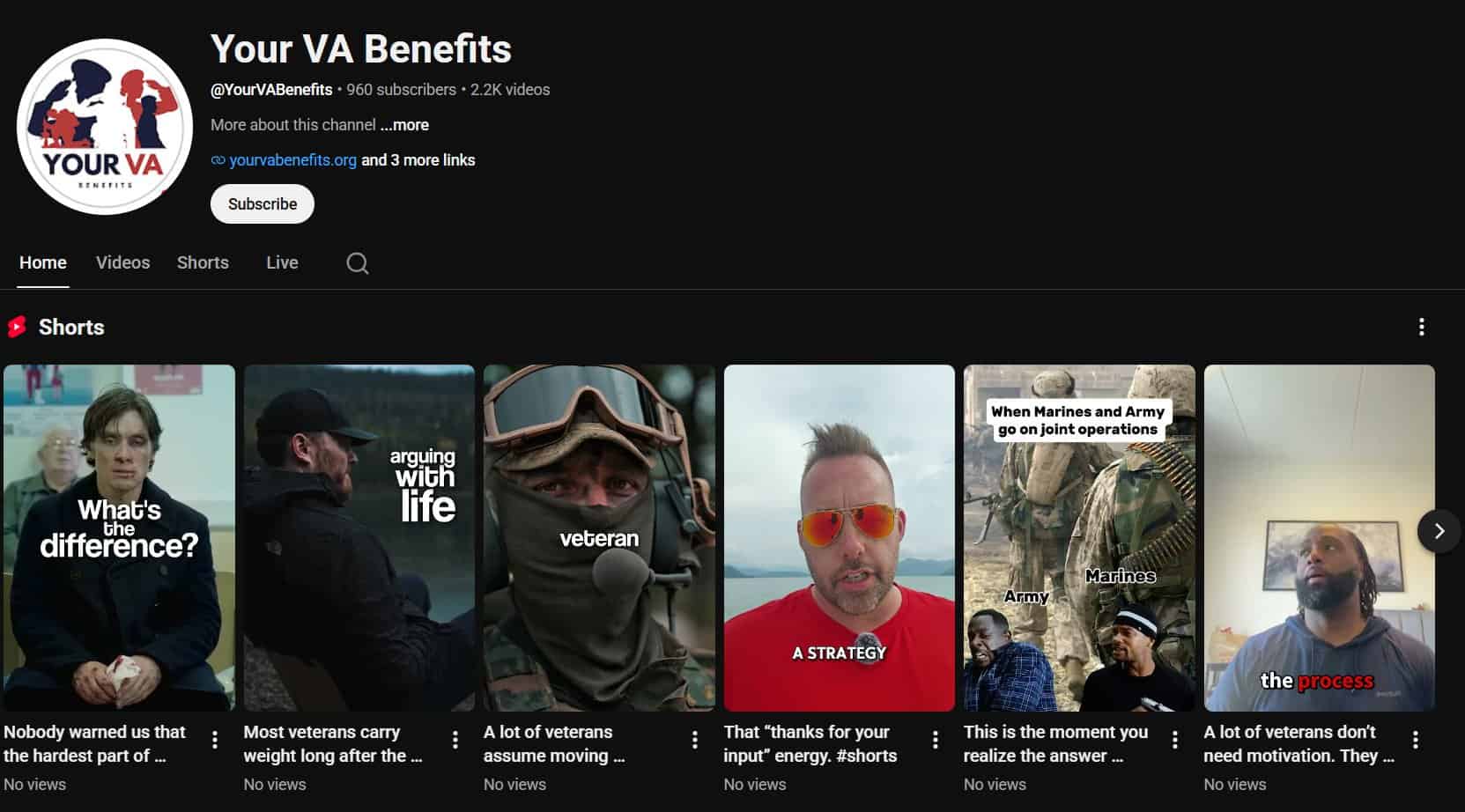Your VA Benefits Youtube Channel